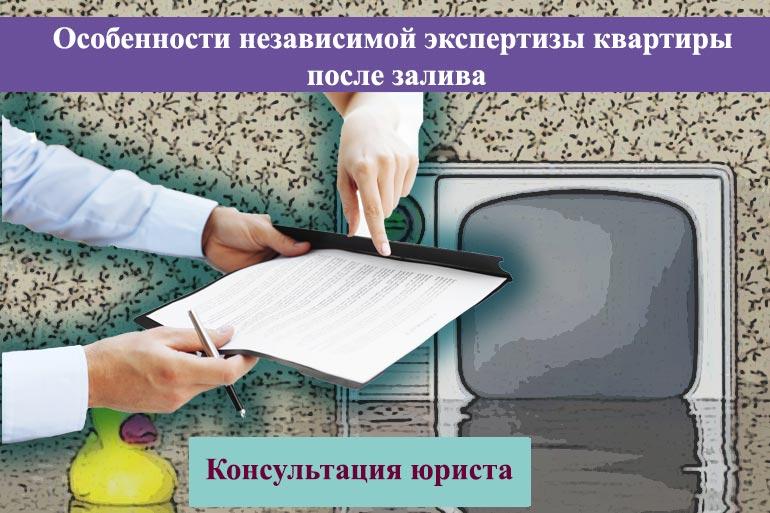 Особенности независимой экспертизы квартиры после залива